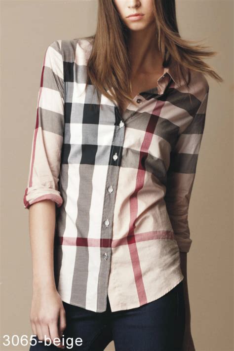 chemise burberry femme pas cher neuve|Chemises de luxe pour femme .